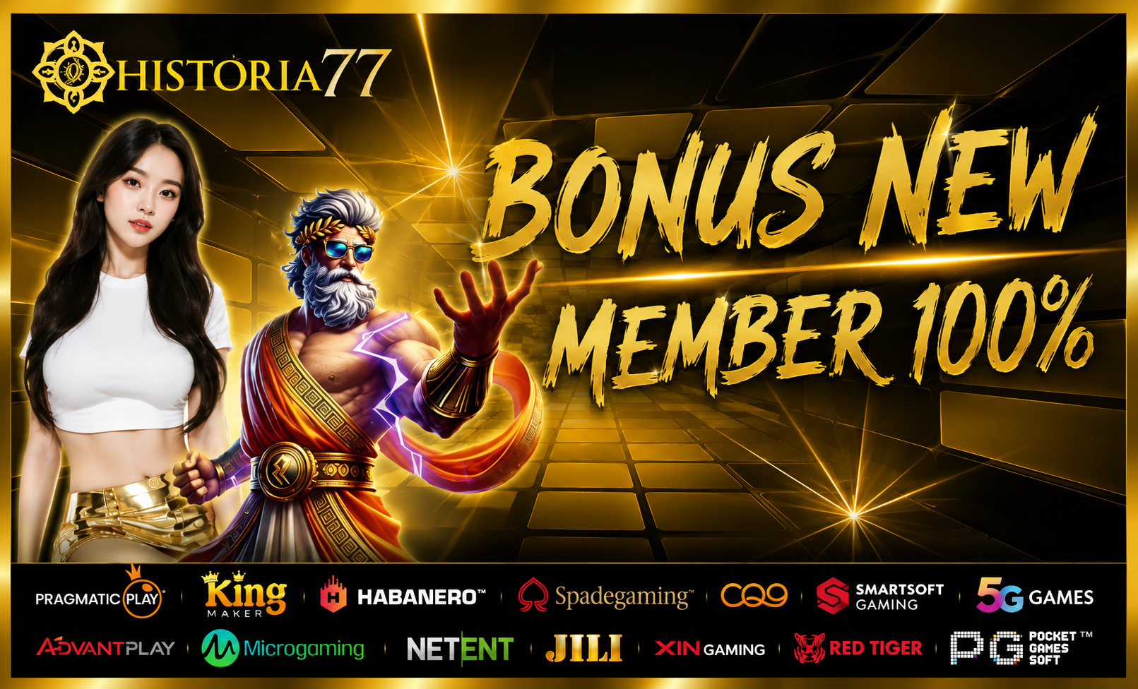 WELCOME BONUS 100%