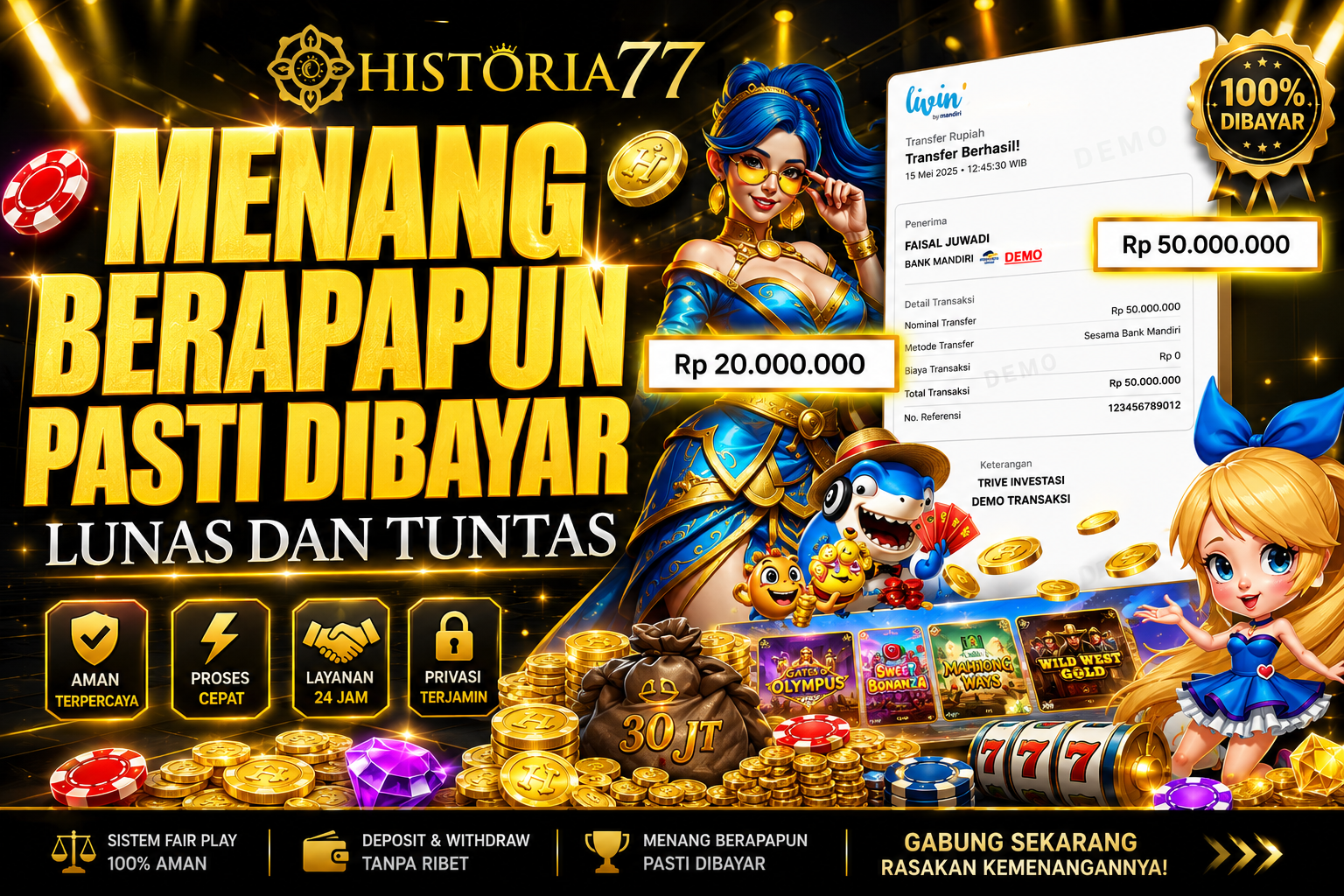 MEMANG BERAPAPUN PASTI KAMI BAYAR