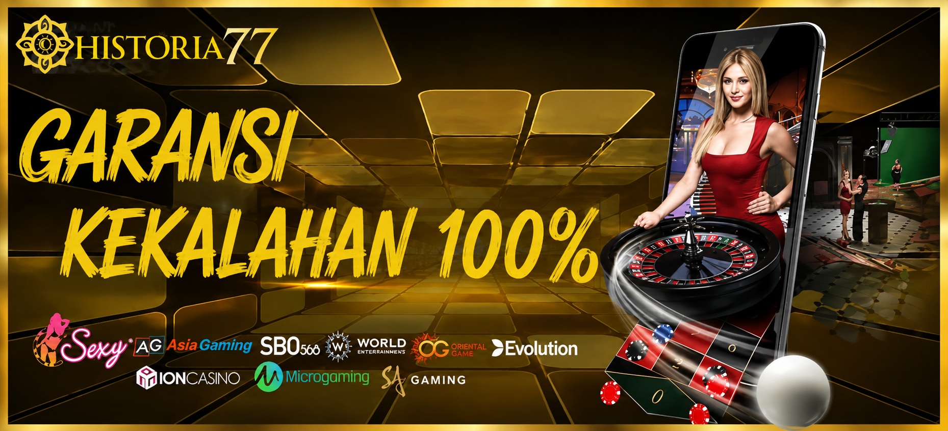 GARANSI KEKALAHAN 100%